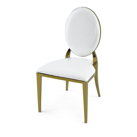 Atlas Commercial Products Alexa Dining Chair, Gold ALEXA41G